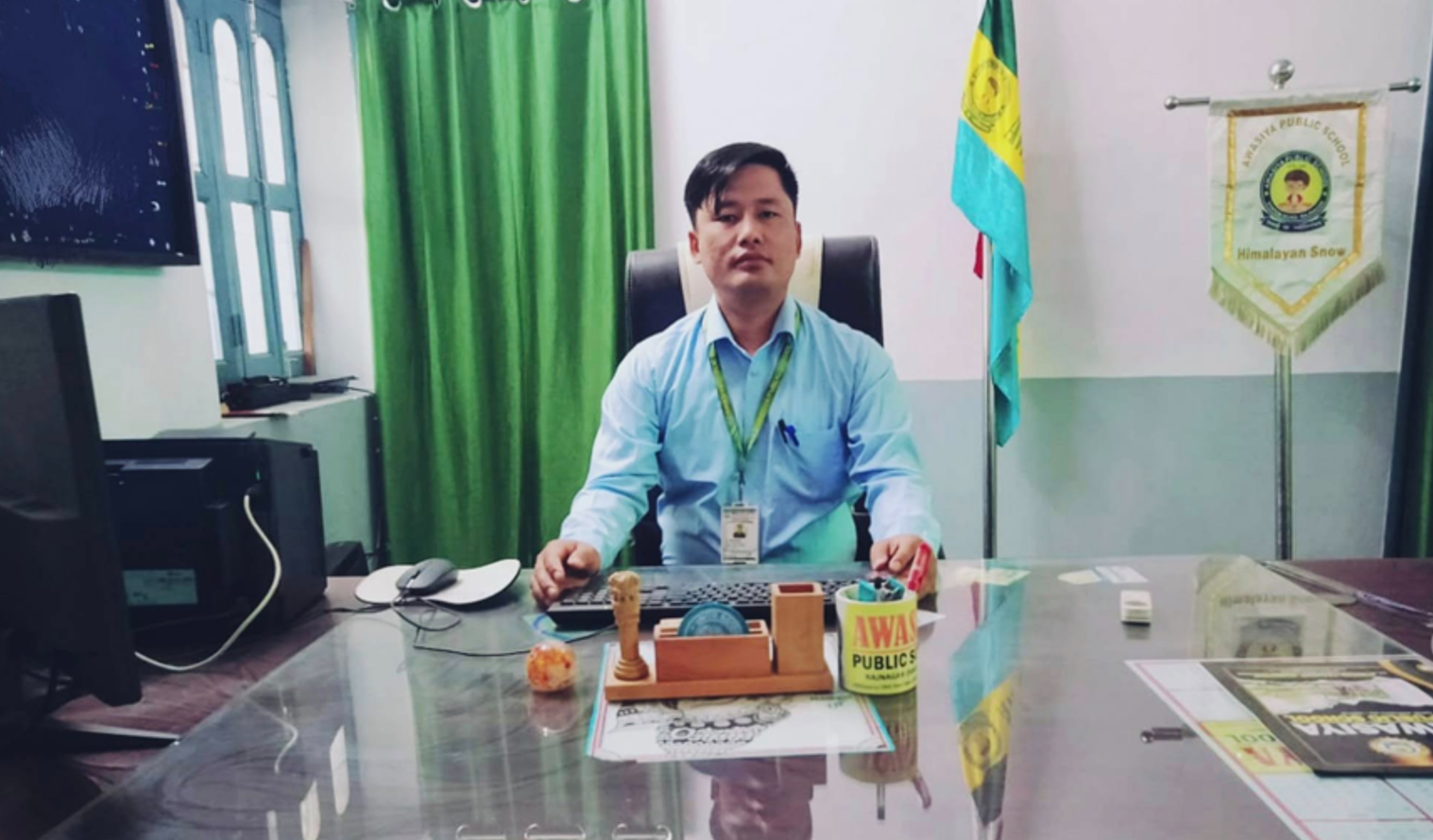 Principal Mr. Amir Gurung of Awasiya Public School